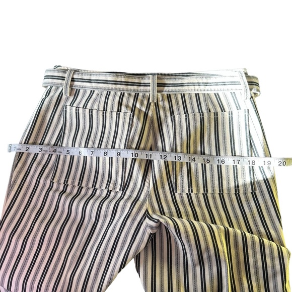 Kenneth Cole Striped Pants Women's Size 6 Black and off White Straight Leg !! - Picture 12 of 14